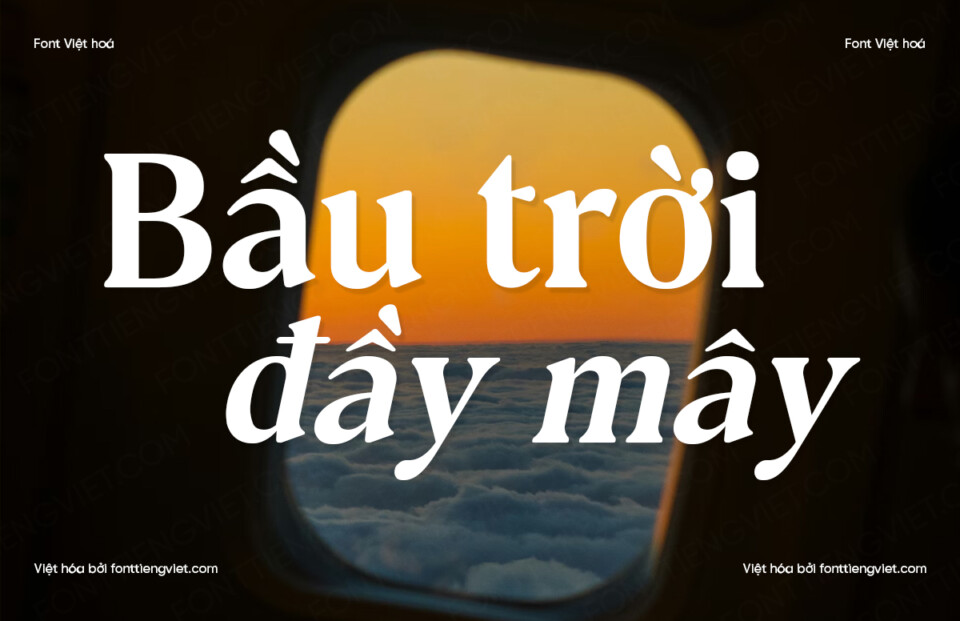 2 Font Việt hóa VIP Exclusive Editorial