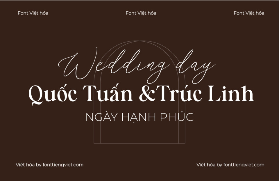 2 Font Việt hóa VIP Scarlet Bradley (Regular và Script )