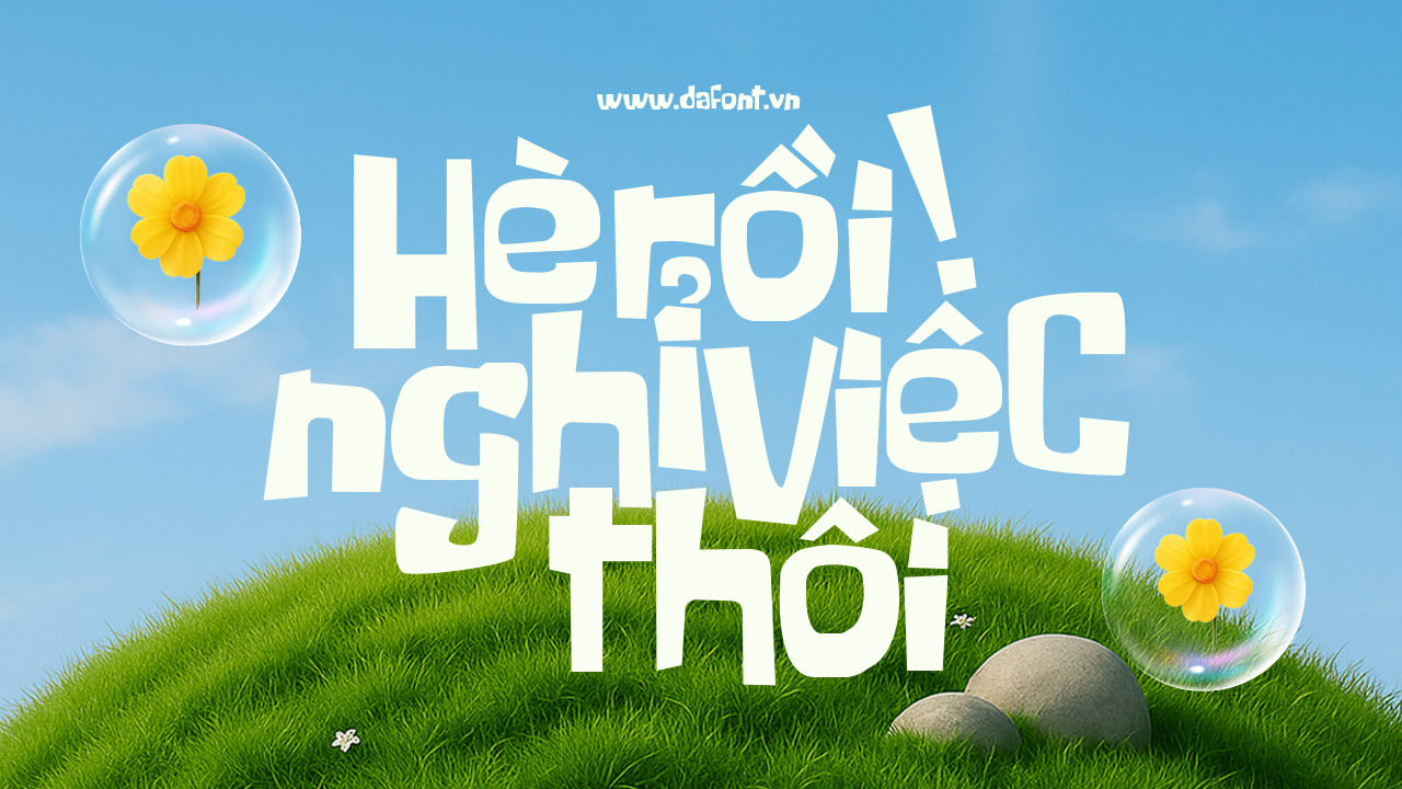 Font Việt hóa Some Time Later
