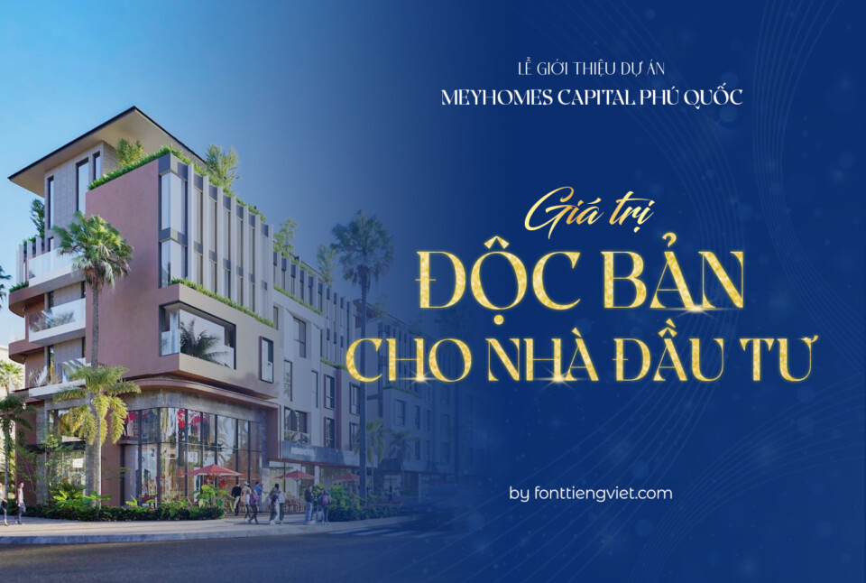 Combo font thiết kế Bất động sản