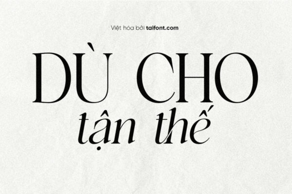 Download Font Chillen Việt Hóa – Font Tròn Dễ Thương Hiện Đại Miễn Phí