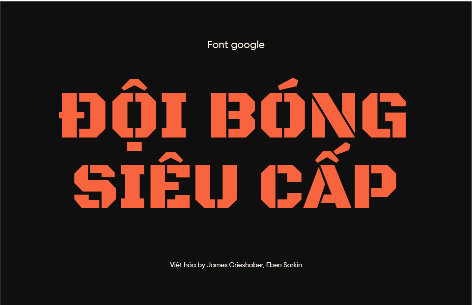 Font Black Ops One ( Gõ tiếng Việt )
