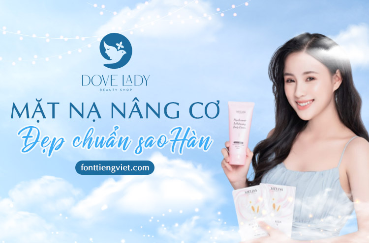 Font combo thiết kế mỹ phẩm 3 – Sẳn hiệu ứng trong file Ps