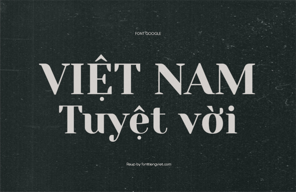 Font gõ tiếng Việt Yeseva One