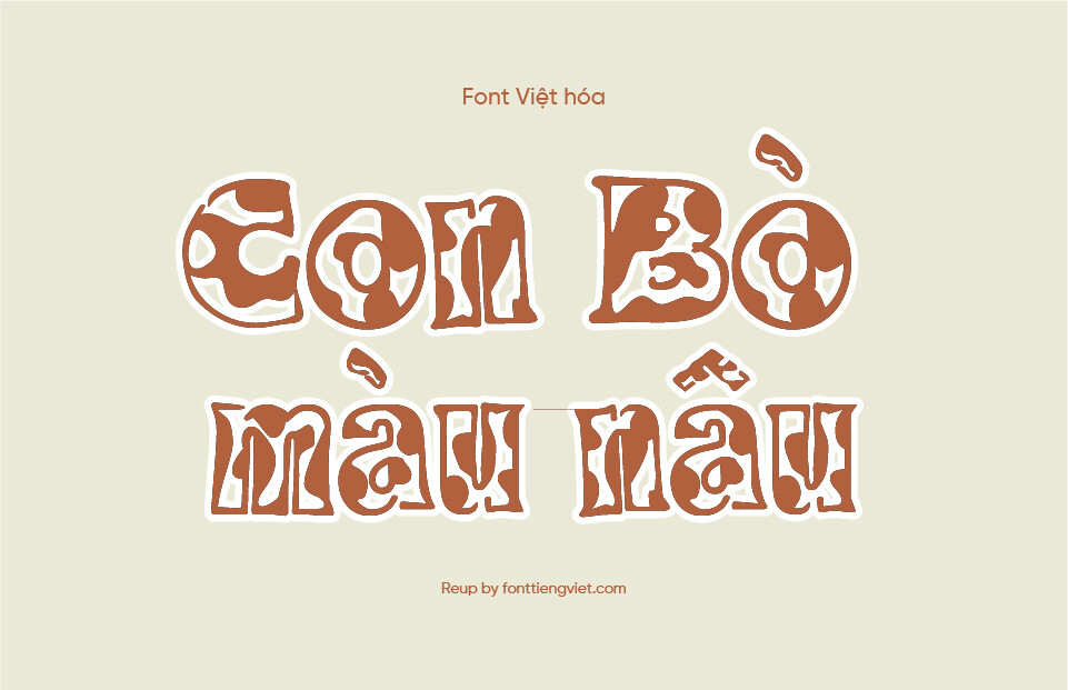 Font Moo Lah Lah ( Gõ Tiếng Việt )