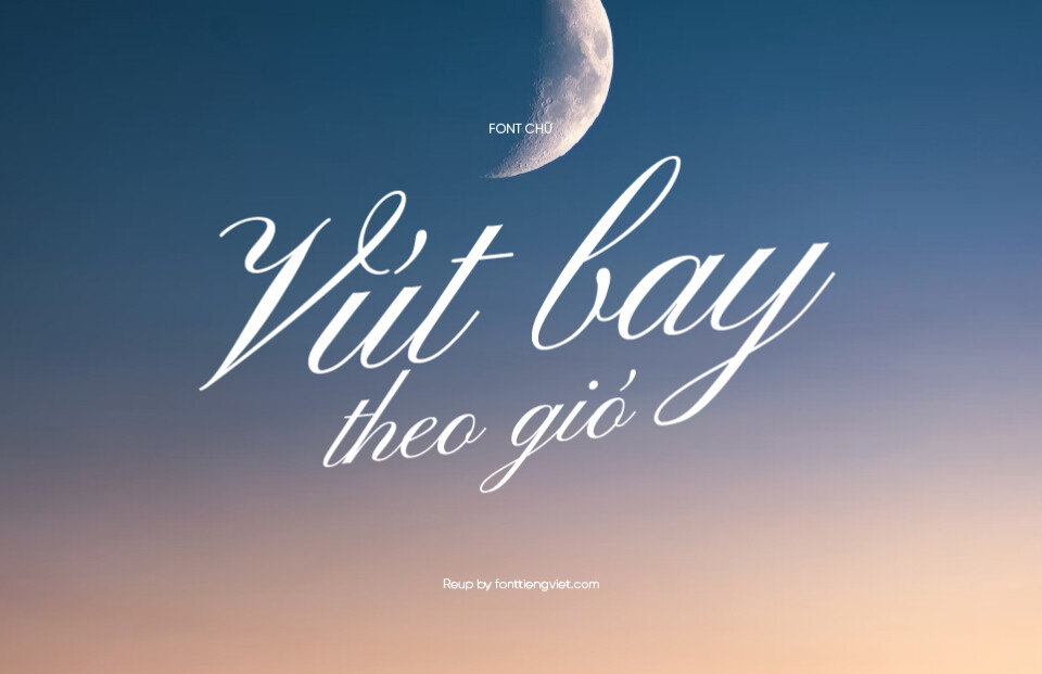 Font Pinyon Script ( Gõ tiếng Việt )