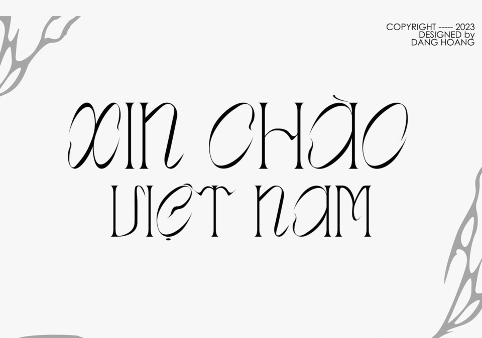 Font Tiếng Việt Deconstructed