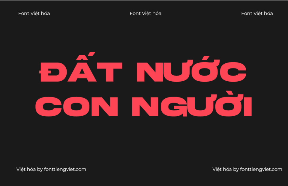 Font Việt hóa Akira Expanded