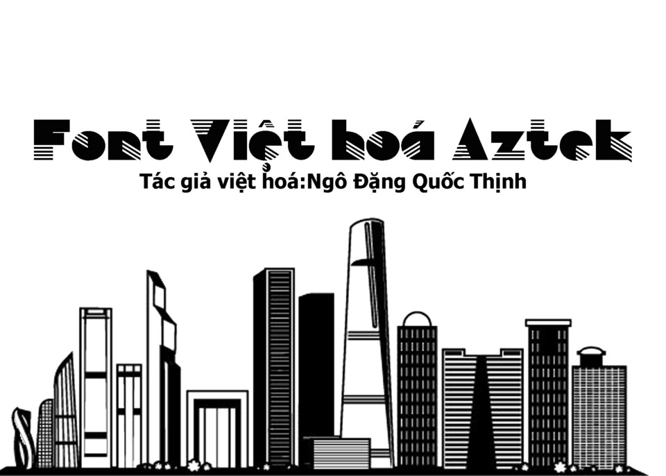 Font việt hóa Aztek