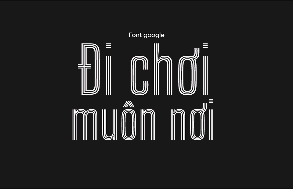 Font Việt hóa Big Shoulders Inline Display