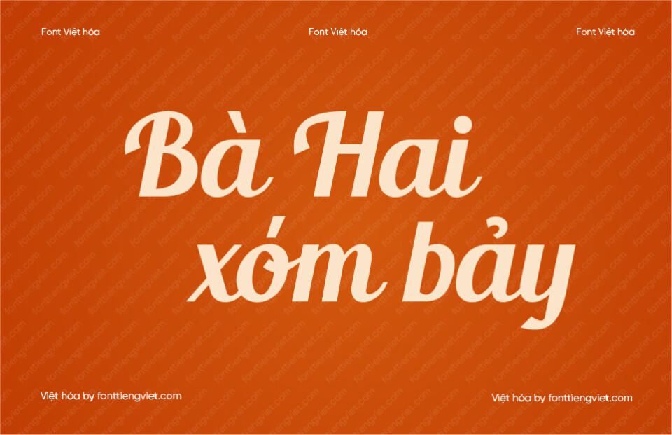 Font Việt hóa Blenda Script