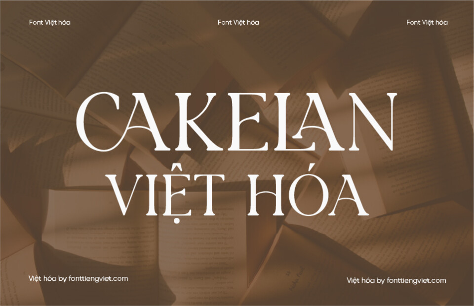 Font Việt hóa Cakelan