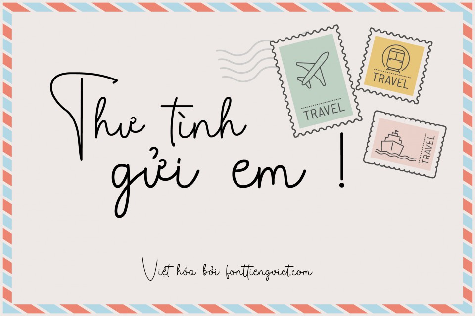 Font việt hóa Carlytte kiểu viết tay