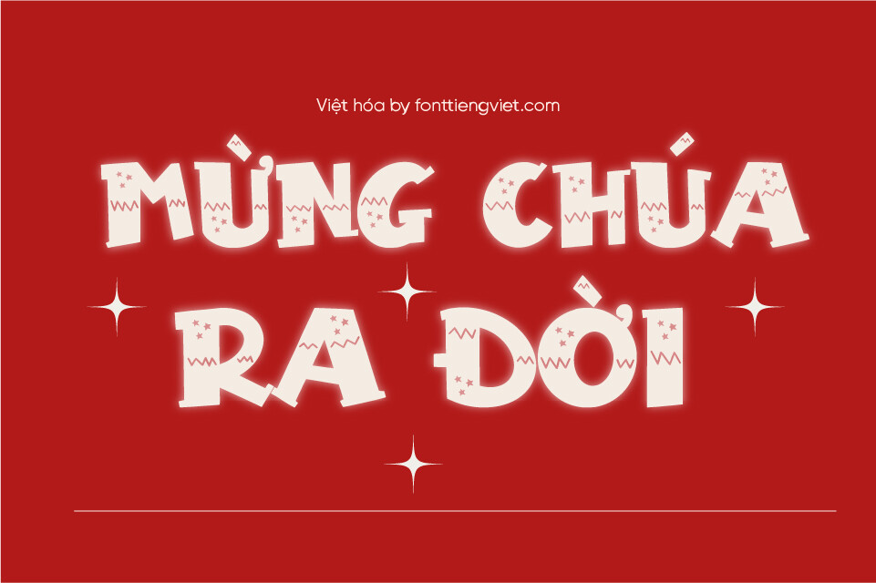 Font Việt hóa Christmas Dream – Giáng sinh