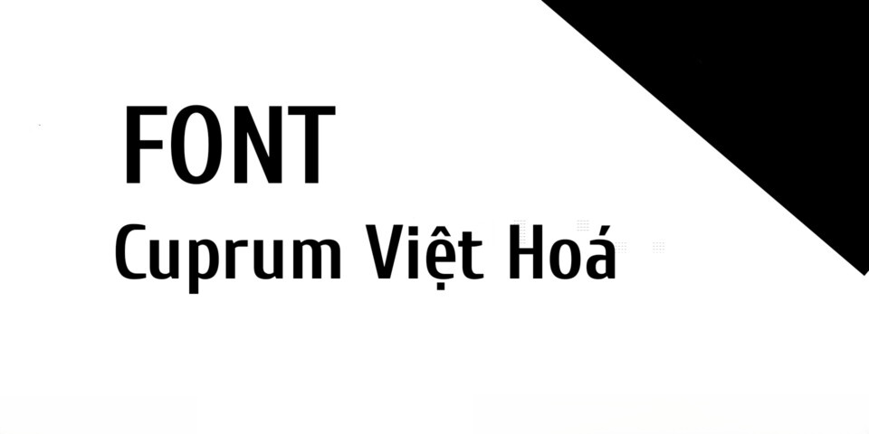 Font việt hóa Cuprum – Google font