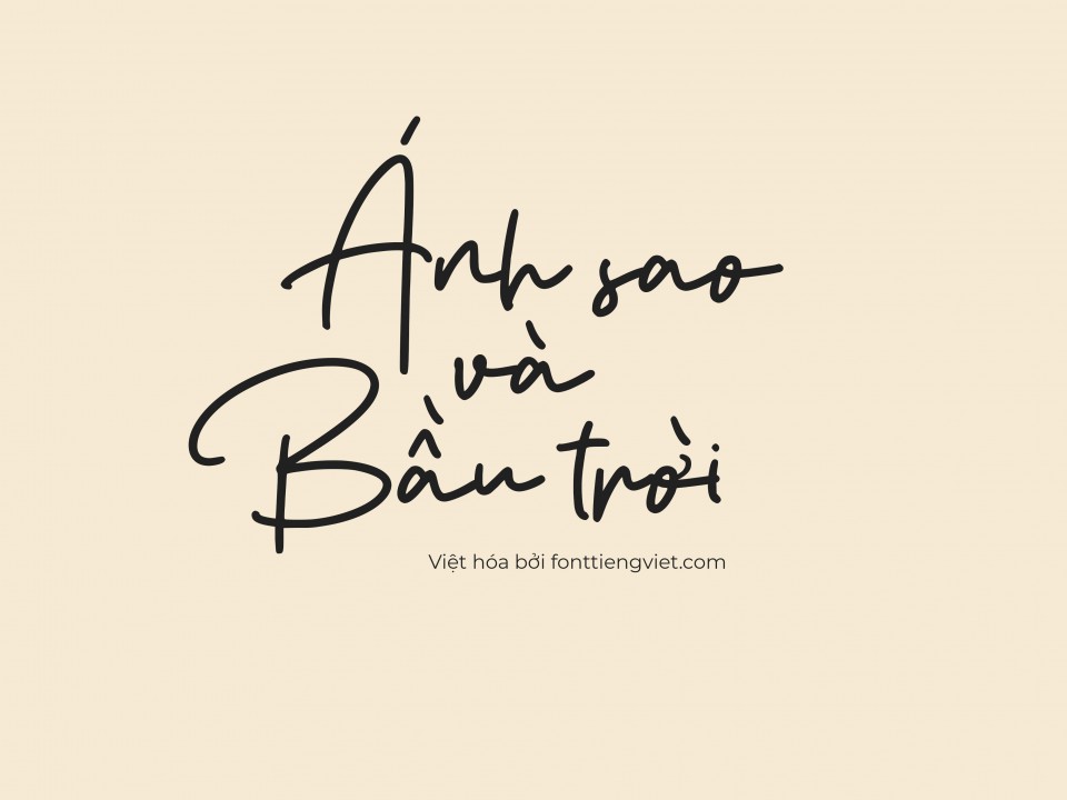 Font việt hóa De Orleans