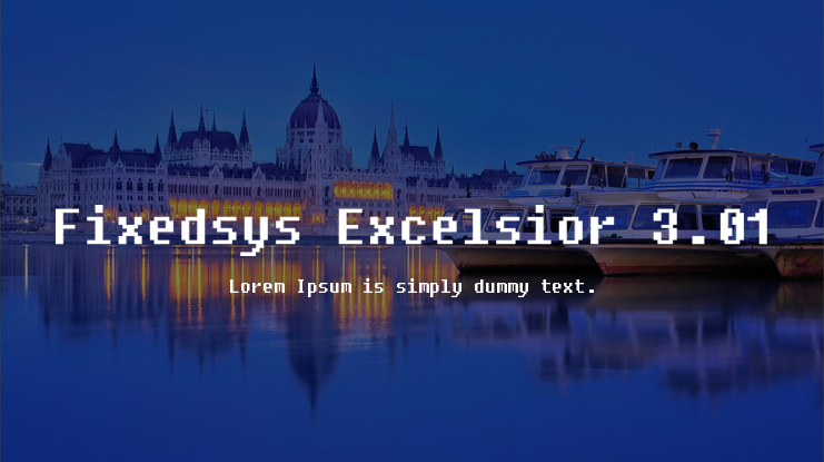 Font Việt Hóa Fixedsys 3.01