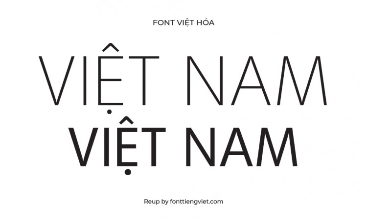 Font việt hóa FS Daxline Pro (2 font)