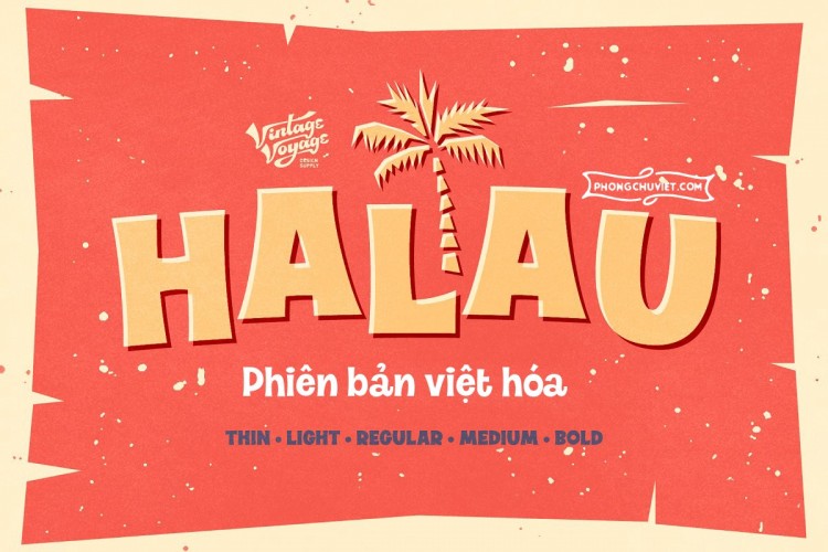 Font việt hoá FS Halau (2 font)