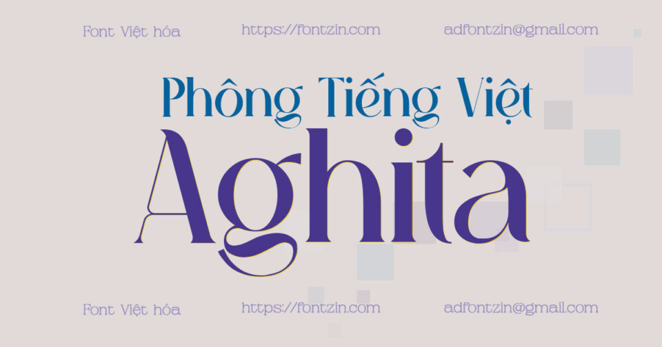 Font Việt hóa Fz-Aghita – FontZin