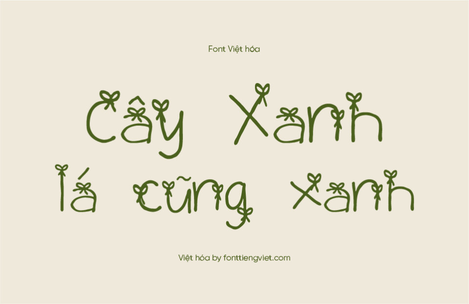 Font Việt hóa Happy Christmas