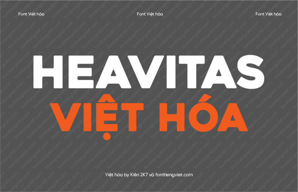 Font Việt hóa Heavitas