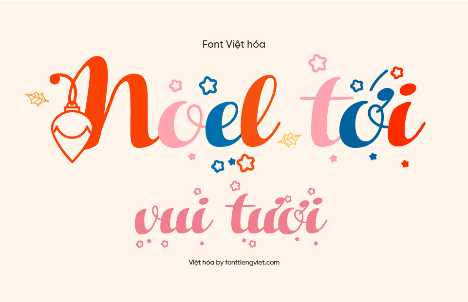 Font Việt hóa Hello Christmas – Giáng sinh