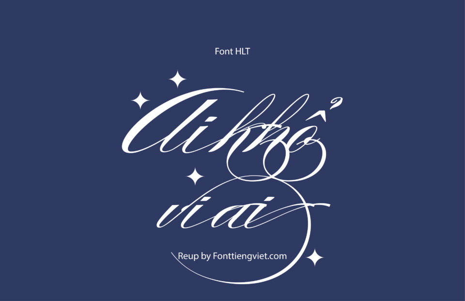 Font Việt hóa HLT Burgues Script