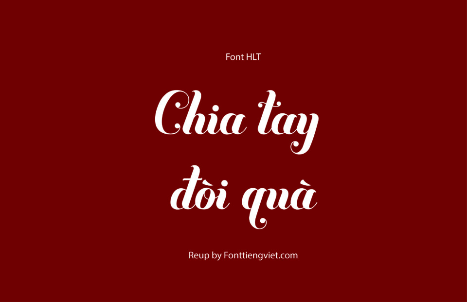 Font Việt hóa HLT Buttermilk