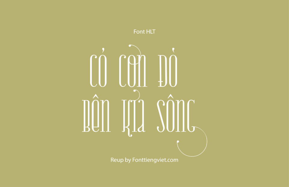 Font Việt hóa HLT Red Wagon Stylistic