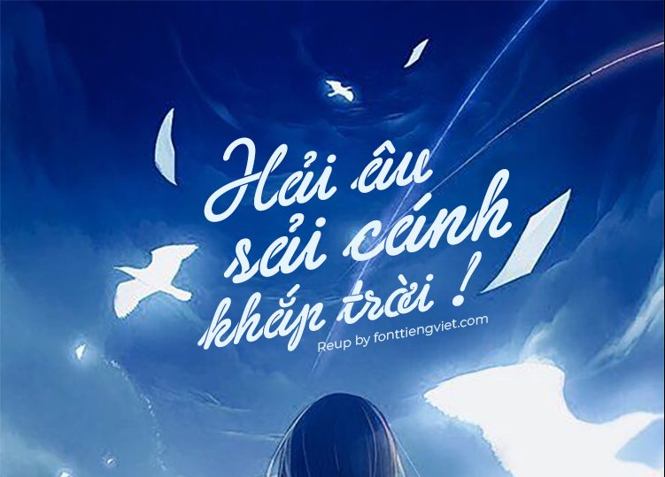 Font việt hóa HLT Sneaker Script