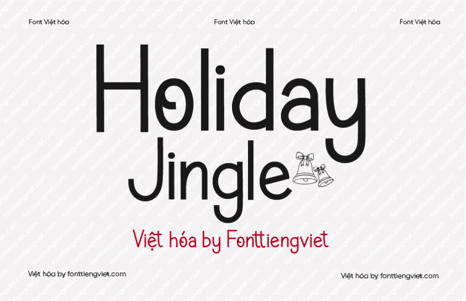 Font Việt hóa Holiday Jingle Regular