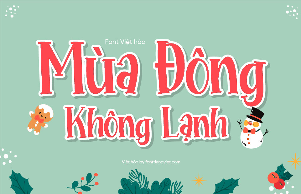 Font Việt hóa Hopeful Christmas Solid – Giáng sinh