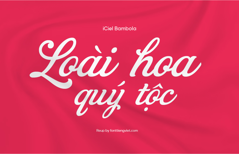 Font việt hóa iCiel Bambola