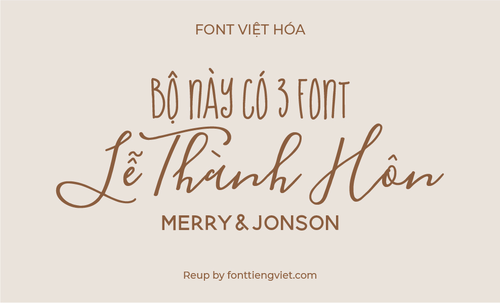 Font việt hóa iCiel Blooming Elegant ( 3 font )
