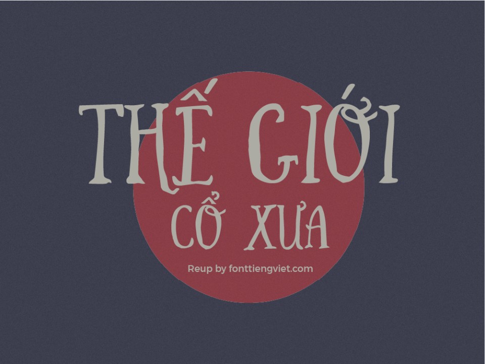 Font việt hóa iCiel Butcher and Block