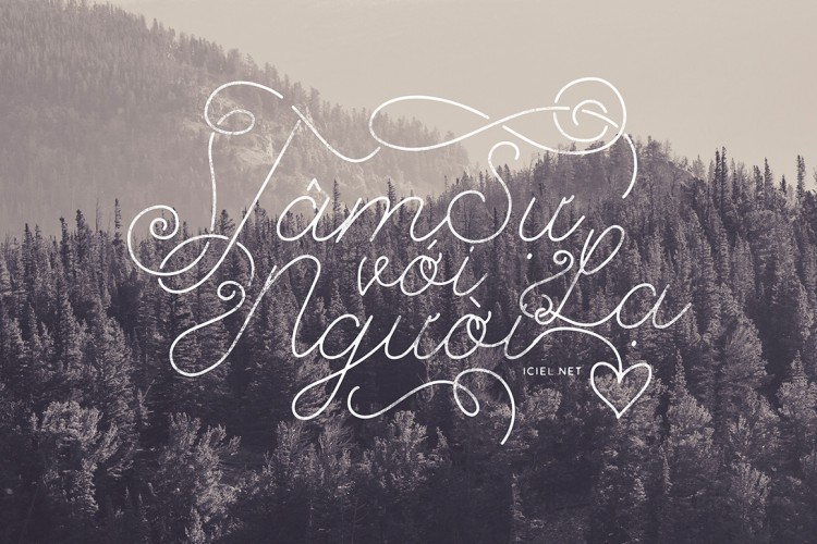 Font việt hoá iCiel Humble Hearts