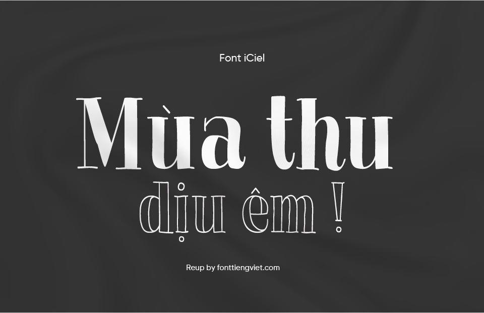 Font Việt hóa iCiel La Chic