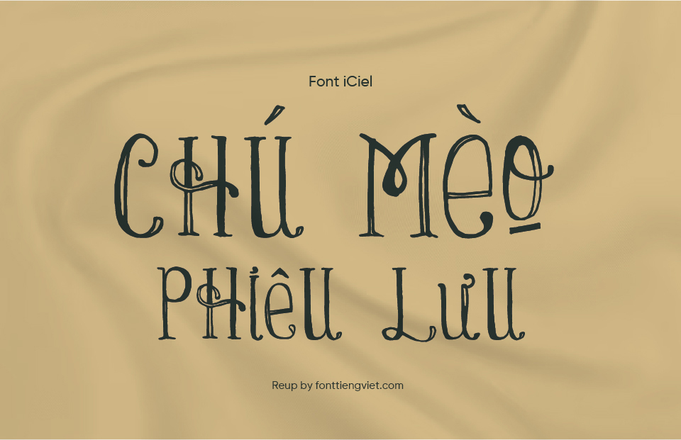 Font Việt hóa iCiel Lady Rene