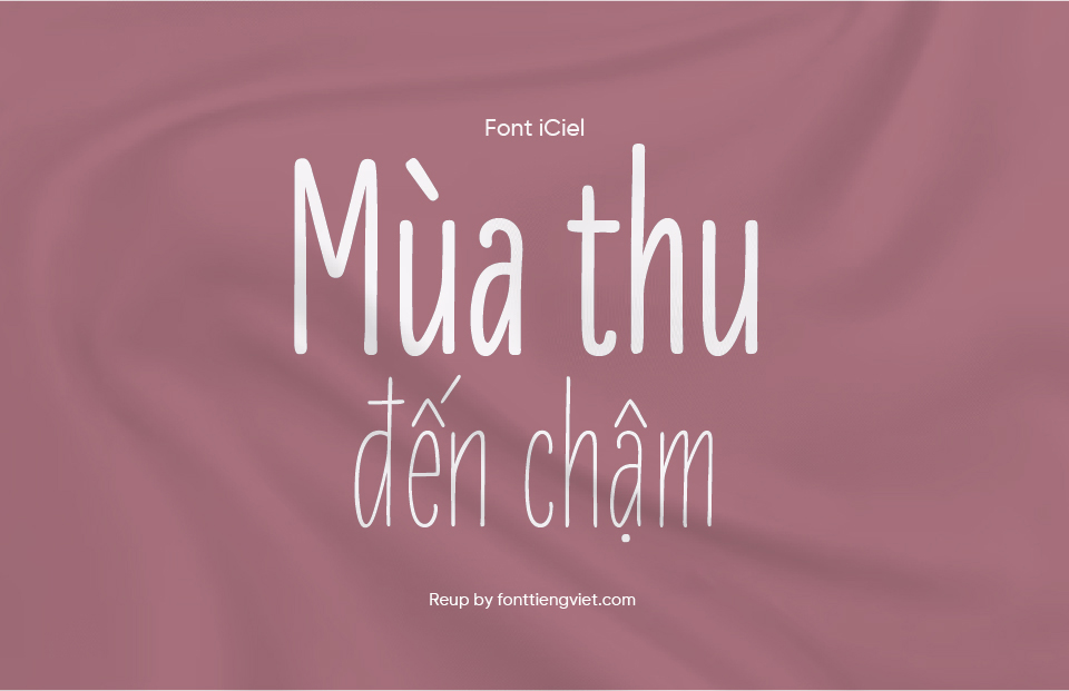 Font Việt hóa iCiel LiebeErika