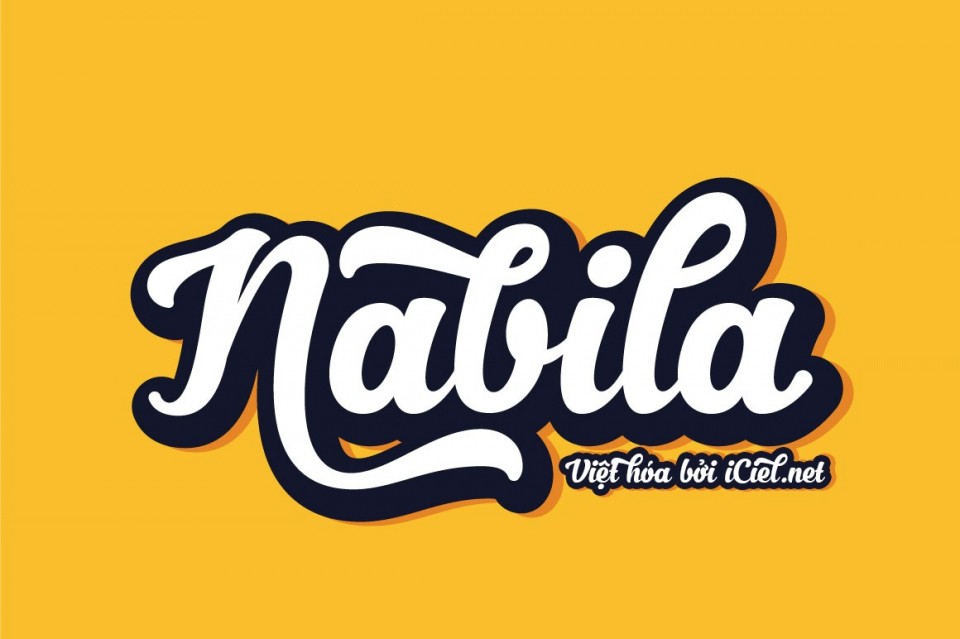 Font việt hóa iCiel Nabila