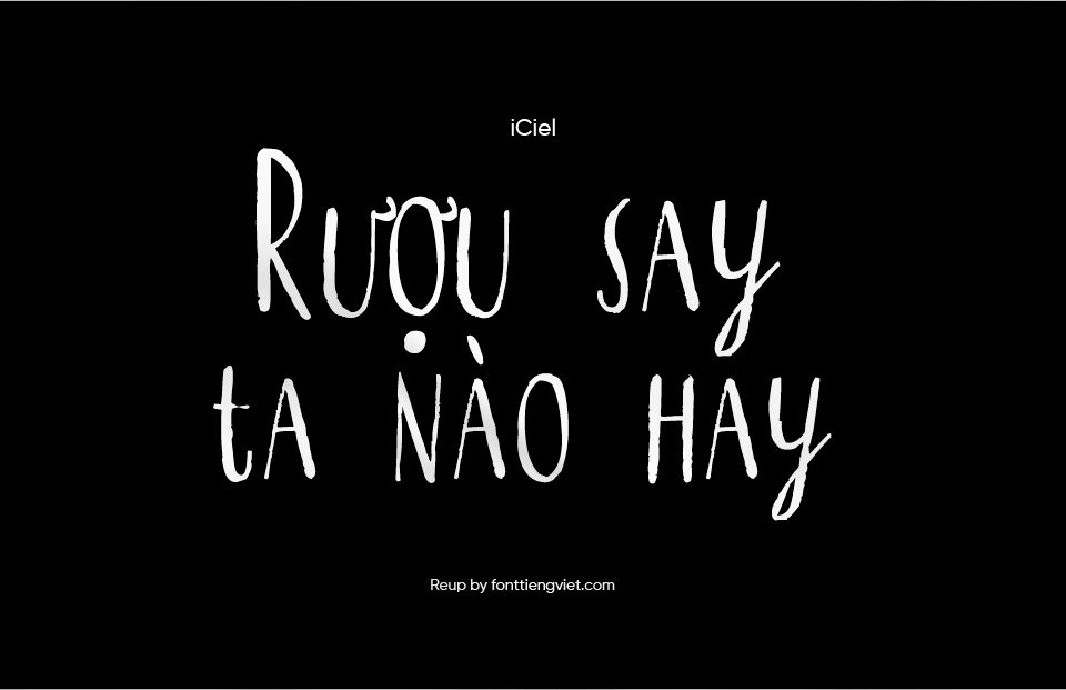 Font việt hóa iCiel Qiber