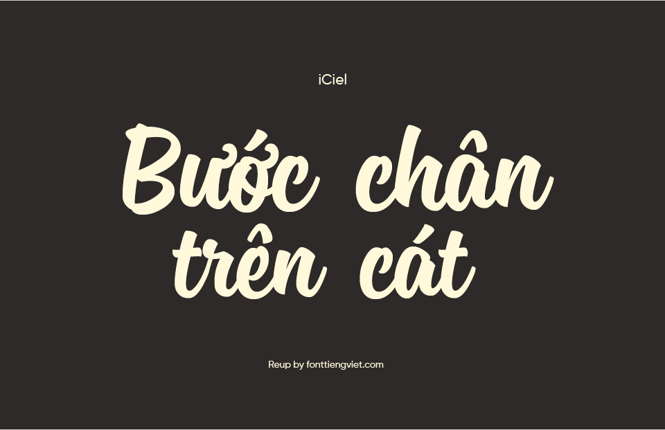 Font việt hóa iCiel Sanelma