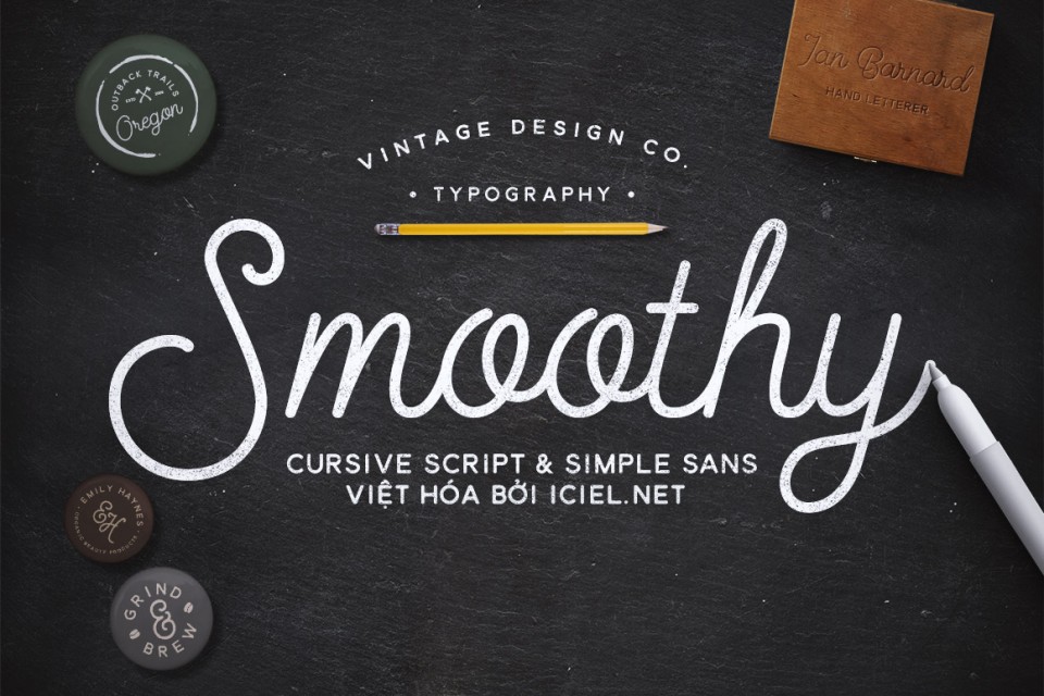 Font việt hóa iciel Smoothy
