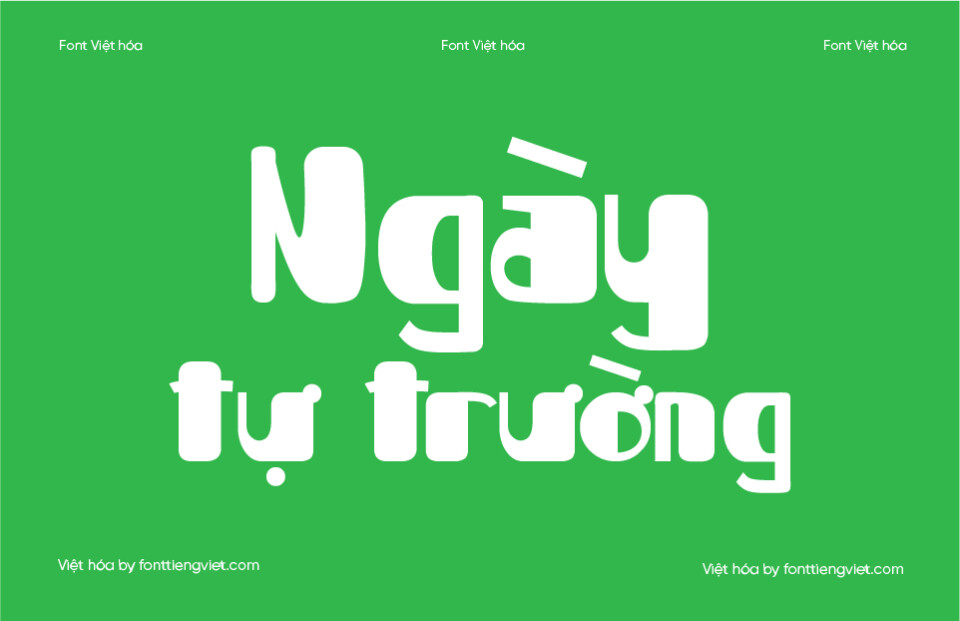 Font Việt hóa Junior Schoolboy