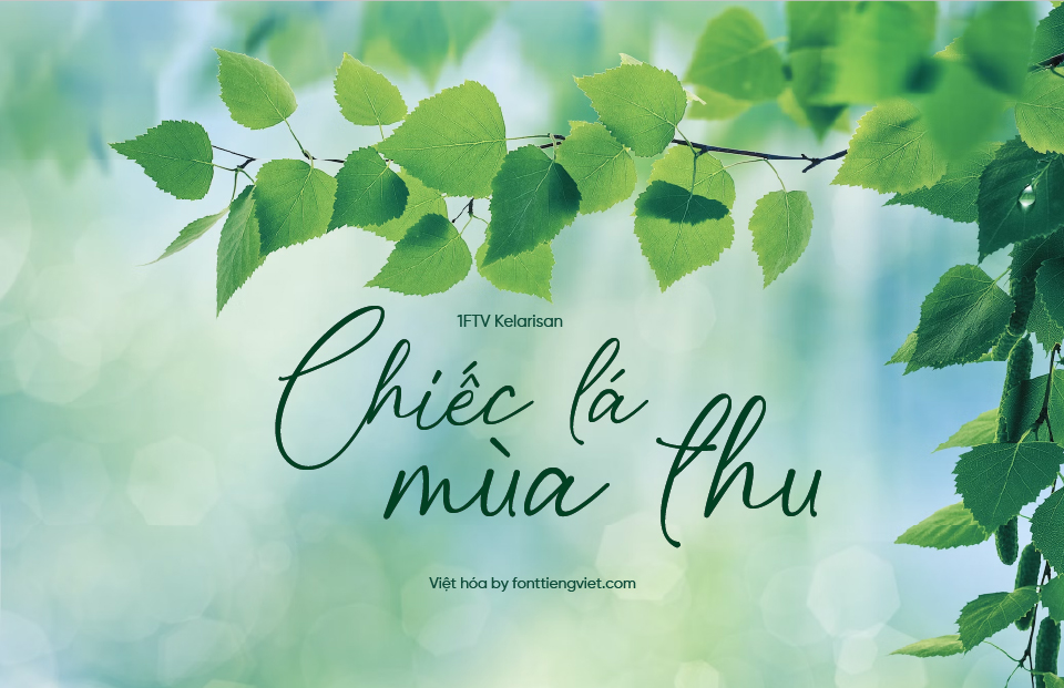 Font Việt hóa Kelarisan
