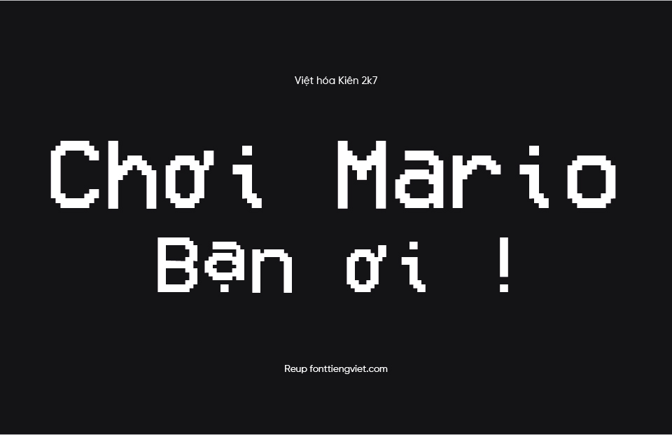 Font việt hóa KK7-VCR OSD Mono