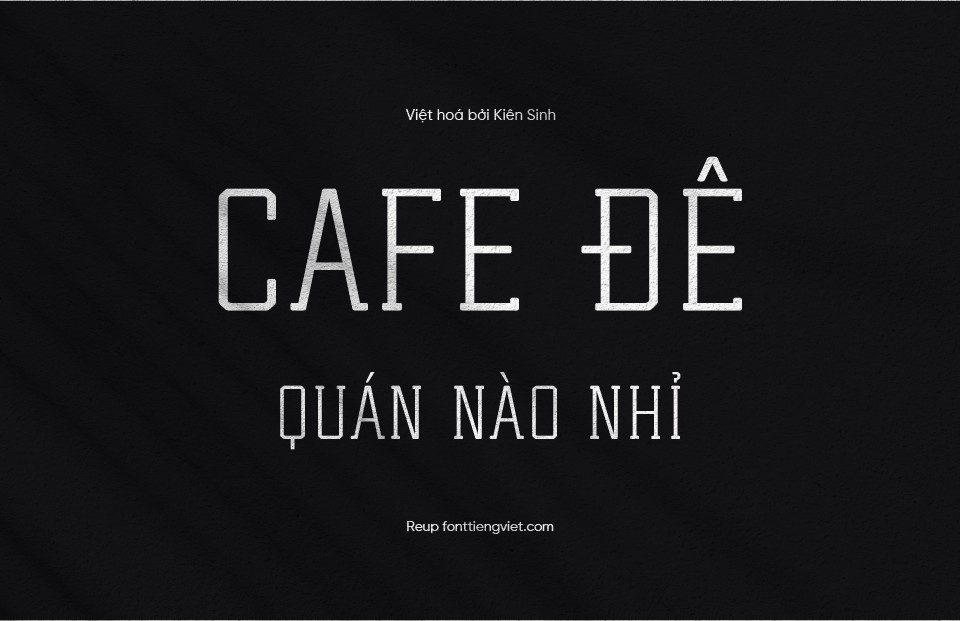 Font việt hoá KS Tecnica Slab V2
