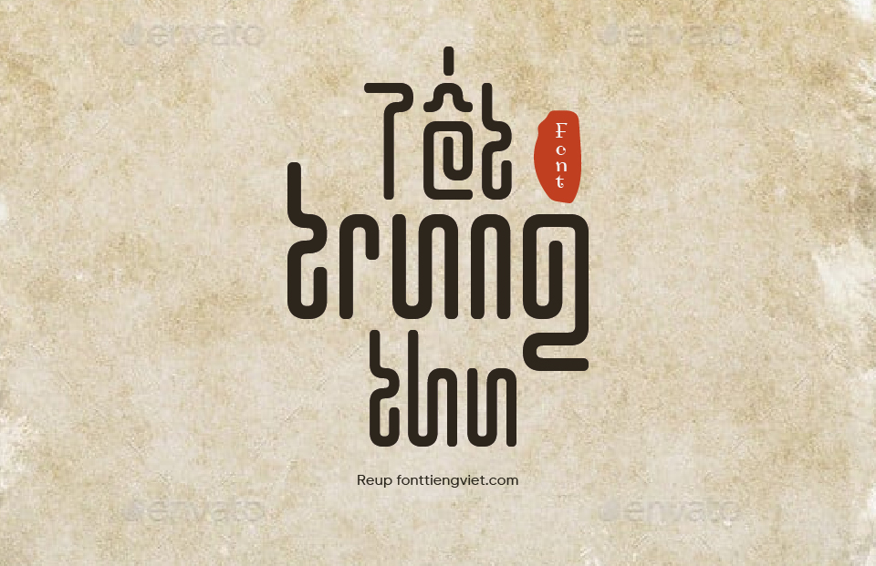 Font Việt hóa LNTH Hieroglyphic – Font trung thu