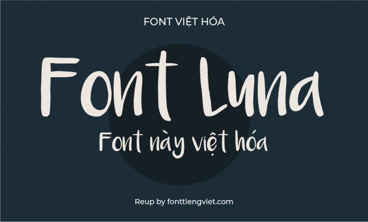 Font việt hoá LNTH Luna